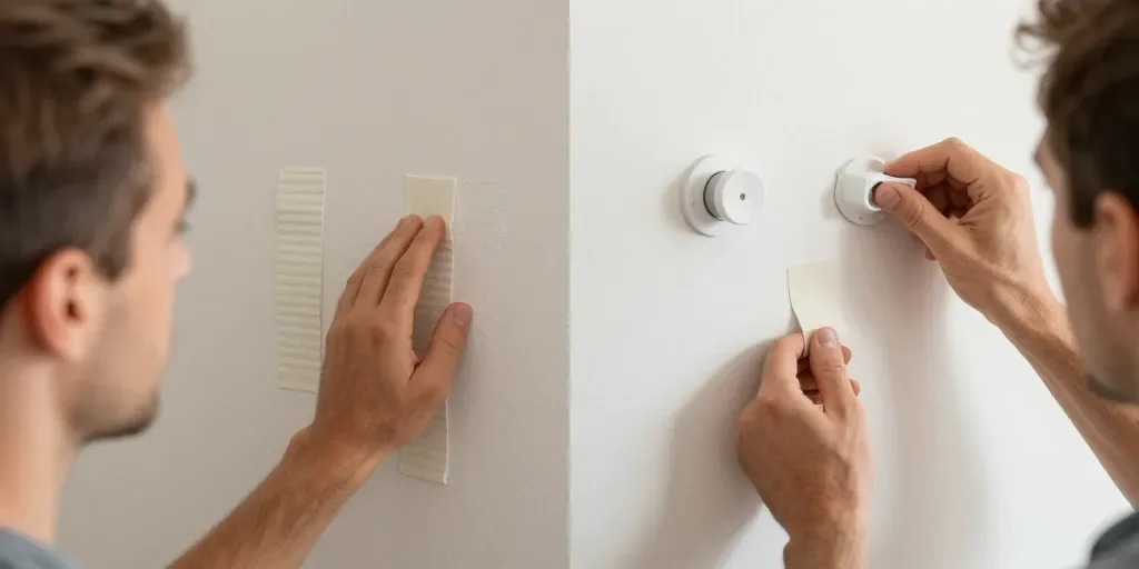 Accrocher au mur sans percer : pourquoi votre solution préférée risque d'échouer et comment choisir vraiment